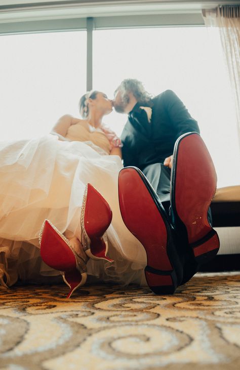 Red Bottom Wedding Pictures, Wedding Red Bottoms, Louboutin Shoes Wedding, Wedding Shoes Christian Louboutin, Louboutin Shoes Mens, Louboutin Wedding Shoes, Louboutin Wedding, Groom Wedding Shoes, Cartier Love Wedding Band