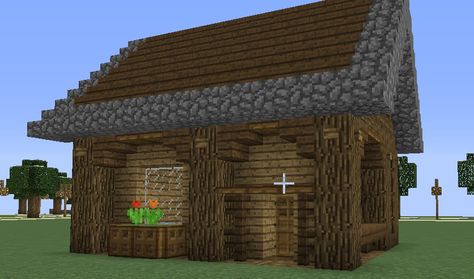 Best Minecraft Servers Minecraft Shed Build, Minecraft Storage Building Tutorial, Minecraft Shed Ideas, Minecraft Wood Shop Ideas, Minecraft Toolsmith Shop, Medieval Shop Minecraft, Minecraft Shed, Minecraft Weaponsmith House, Minecraft Funny