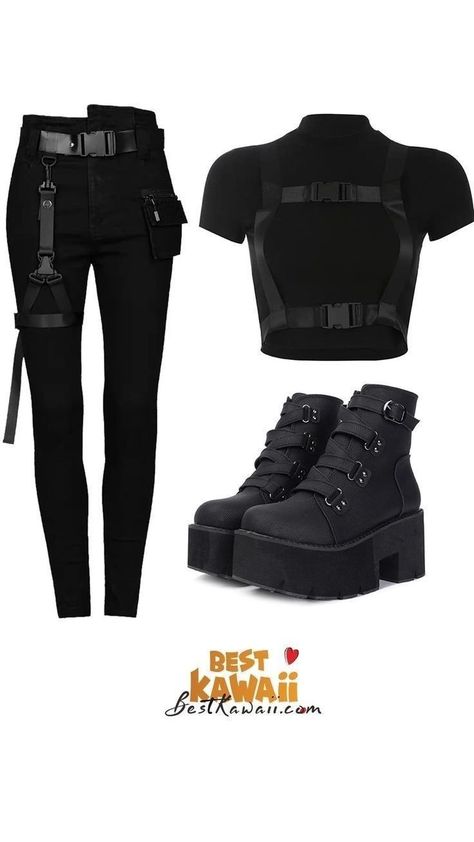 Spy Outfit, Combat Clothes, 2 Am, Tomboy Style Outfits, Gothic Outfits, Winter Aesthetic, Tomboy Fashion, Teenage Fashion Outfits, Cosplay Outfits