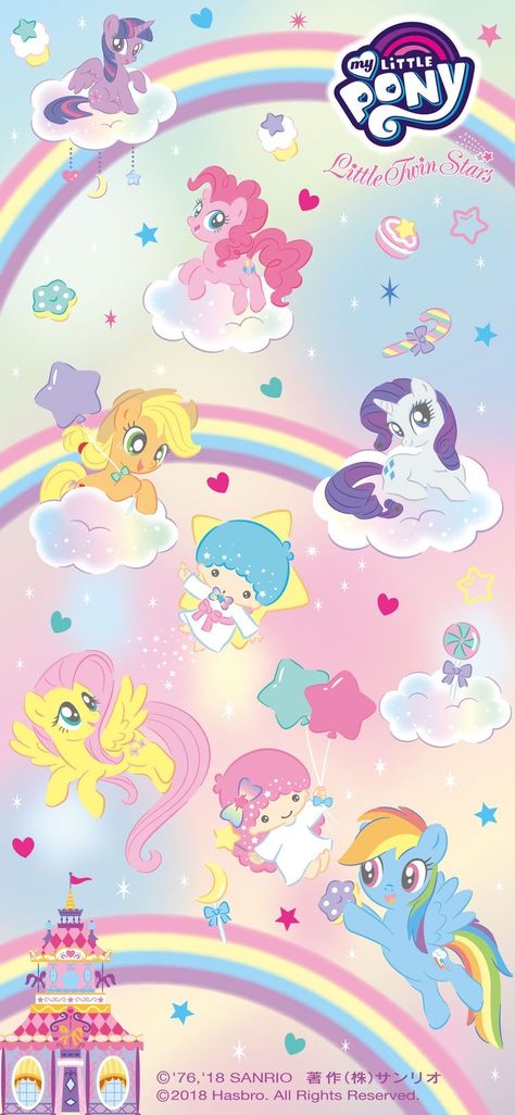 Pink Unicorn Wallpaper, Unicorn Wallpaper Cute, Little Pony Wallpaper, Pony Wallpaper, Kawaii Wallpapers, My Little Pony Poster, Kiki Lala, Paper Cute, Unicorn Pictures