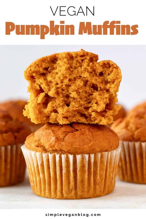 Healthy Pumpkin Muffins No Eggs, Pumpkin Muffins Egg Free, Vegan Pumpkin Muffins Easy, Eggless Pumpkin Recipes, No Egg Pumpkin Muffins, Vegan Pumpkin Spice Muffins, Pumpkin Muffins Without Eggs, Pumpkin Muffins No Egg, Eggless Thanksgiving Desserts