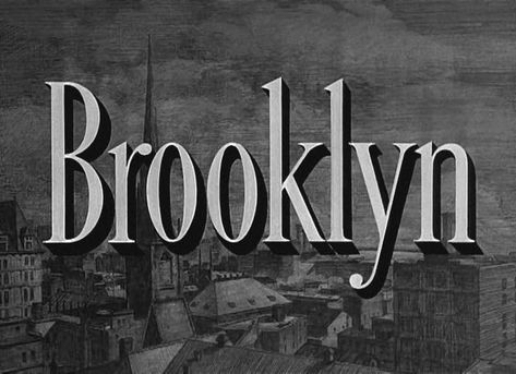 Brooklyn Aesthetic, Movie Typography, A Tree Grows In Brooklyn, Movie Credits, 1940s Movies, Joan Blondell, Elia Kazan, Tree Grows In Brooklyn, Film Credits