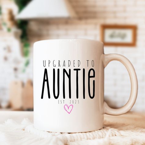 Promoted to Auntie Gift, Baby Announcement Coffee Mug for Aunt, Baby Reveal Tio Mug, Tia, Pregnancy Birth Announcement, Sister Aunt Uncle Pregnancy Announcement, Tia Announcement, Baby Announcement To Aunt, Aunt Mug, Pregnancy Announcement To Sister, Aunt Baby Announcement, Pregnancy Announcement Aunt, Baby Arrival Announcement, Promoted To Auntie