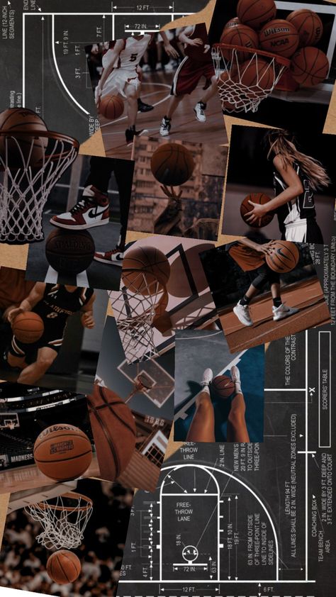 Basketball Collage, Basketball Iphone Wallpaper, Basketball Senior Night Gifts, Volleyball Senior Night Gifts, Ja Morant Style, Cool Basketball Wallpapers, Volleyball Senior Night, Basketball Senior Night, Basketball Background