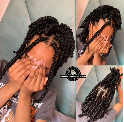 Shoulder length Shoulder Length Twists For Black Women, Shoulder Length Twists, Twists For Black Women, Shoulder Length, Hair Inspo, Black Women, Twist, Hair, Black