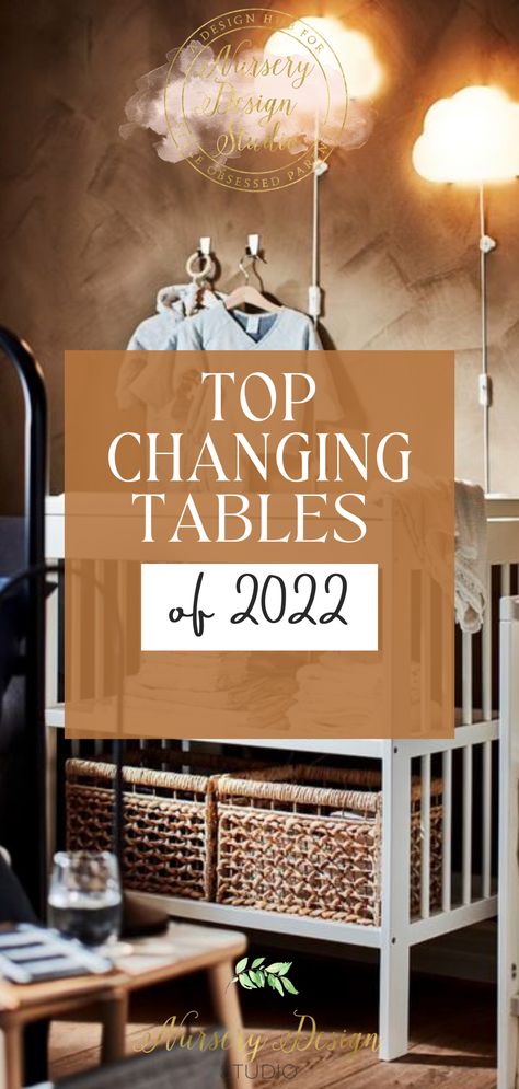 the best changing tables of 2022 (1) Small Nursery Design, Changing Table Girl, Jenny Lind Changing Table, Best Changing Table, Upcycle Table, Table Signage, Changing Table Topper, Nursery Changing Table, Diaper Changing Table