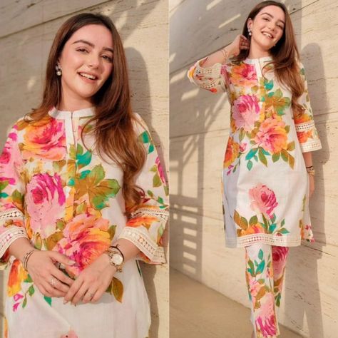 *Restock* for more details cnt - 7206926018 💃Enjoy New Floral Cream Kurta Pant set with amazing lace Work ❤️ Stylish Kurta sets for this Summer which gives you a cool n stylish look Very comfortable and classy🥰 *Size-M(38),L(40),XL(42),XXL(44),3xl(46)* *Fabric -Maslin digital print* Ready to dispatch Limited stock Hurry up Stylish Kurta, Kurta Pants, Kurta Pant Set, White Kurta, Amazing Lace, Pant Set, Floral, Pants, Design