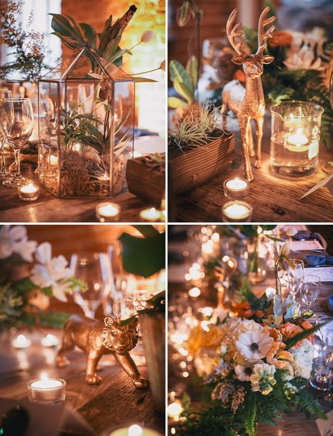 Carondelet House Wedding, Carondelet House, Science Wedding, Painted Animals, Safari Wedding, Zoo Wedding, Venue Decor, Industrial Table, Woodland Wedding