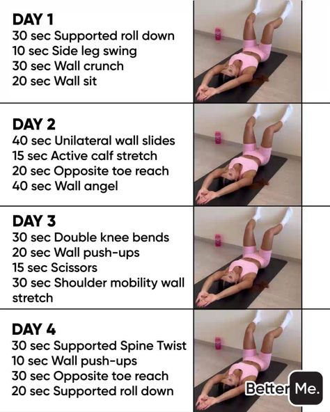 28 Day Wall Pilates Challenge Tori Repa, Tori Repa Pilates, 28 Day Wall Pilates Challenge Chart, Plates Wall Workout, 28 Day Pilates Wall Workout, 28 Day Wall Pilates Workout, 28 Day Wall Pilates Challenge Free Chart, Wall Pilates Exercises Free, Wall Workout At Home