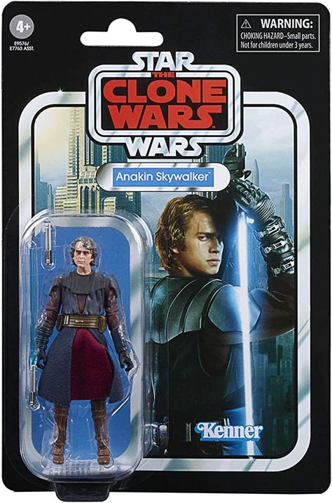 STAR WARS The Vintage Collection Anakin Skywalker Toy, 3.75-inch Scale The Clone Wars Action Figure, Toys for Kids Ages 4 and Up Anakin Skywalker Clone Wars, Star Wars Toys Action Figures, Star Wars Infographic, Star Wars The Clone Wars, Classic Star Wars, Star Wars Anakin, Star Wars Black Series, The Clone Wars, Star Destroyer