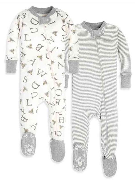 Your baby may not be old enough to trick-or-treat, but they can still wear Halloween costumes! And these baby Halloween costumes are affordable, adorable, and sure to make everyone smile. #halloween #costumes #babies #babycostumes Sleeper Pjs, Unisex Pajamas, Footed Pajamas, Baby Closet, Burts Bees Baby, Baby Sleepers, Footie Pajama, Striped Pyjamas, Baby Pajamas