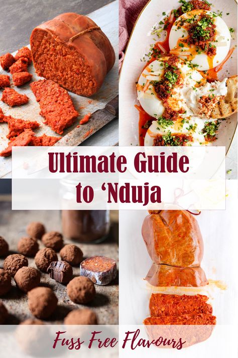 Recipes Using Nduja, Recipes With Nduja, Nduja Pasta Recipe, Nduja Recipe Dishes, Nduja Pizza, Nduja Pasta, Pub Meals, Nduja Recipe, Cured Meat Recipes