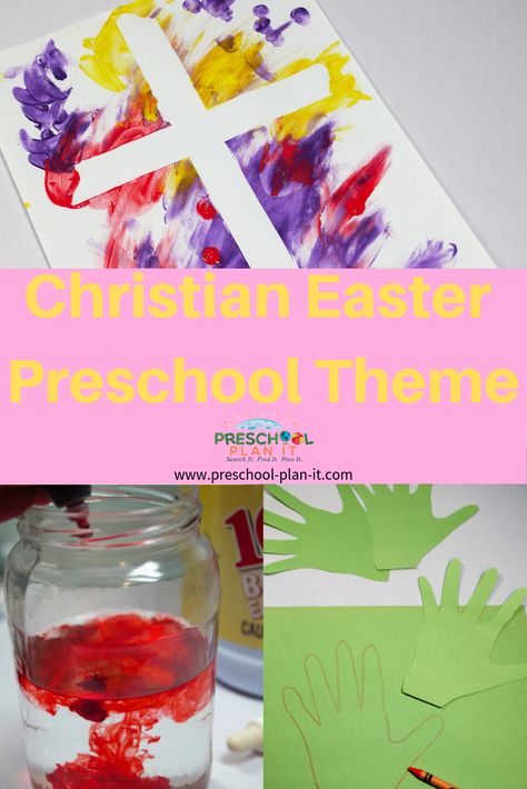 Easter Lesson Plans Preschool, Preschool Easter Crafts Christian, Easter Preschool Theme, Teen Easter, Easter Activities For Toddlers, Easter Activities For Preschool, Christ Centered Easter, Easter Lessons, Easter Sunday School