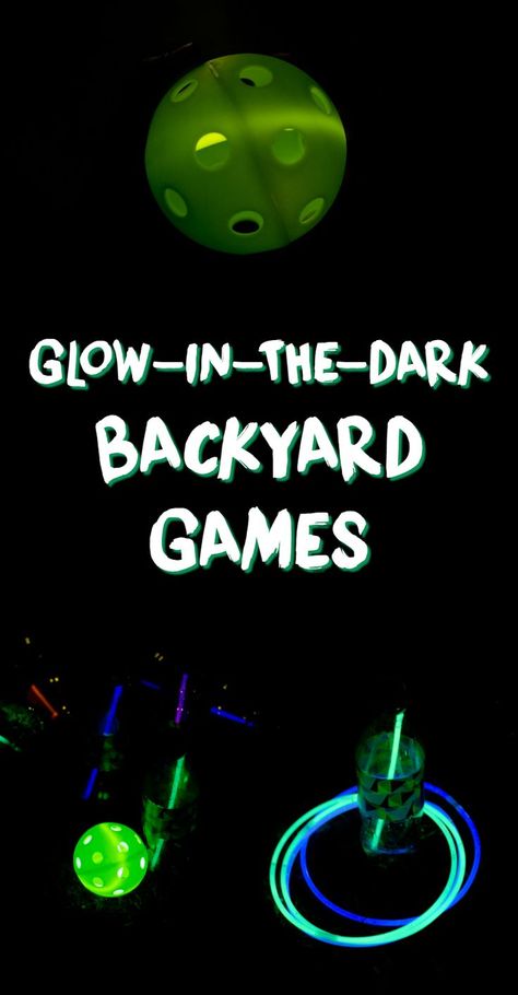 Glow In The Dark Yard Games, Glow In The Dark Carnival Games, Glow Party Games, Party Games For Teens, Field Day Games, Glow Games, Glow In Dark Party, Glow Night, Outdoor Party Games