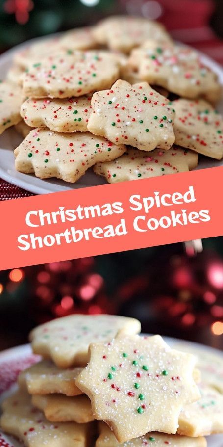 Christmas Spiced Shortbread Cookies Recipe – A Festive Holiday Treat Indulge in the warm, festive flavors of Christmas Spiced Shortbread Cookies. This delightful twist on a classic favorite is perfect for holiday gifting or enjoying by the fireplace. Infused with cinnamon, nutmeg, and cloves, these cookies bring a touch of holiday cheer to every bite. Nutmeg Cookies, Xmas Cookie Recipes, Spiced Shortbread, Xmas Cookies Recipes, Shortbread Cookies Recipe, Xmas Cookie, Festive Baking, Baking List, Shortbread Cookie Recipe