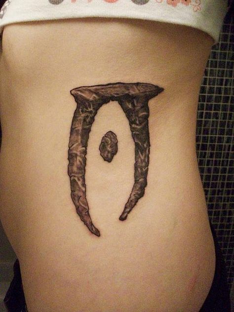 . Elder Scrolls Tattoo, Elder Scrolls Oblivion, Scroll Tattoos, Oblivion, Elder Scrolls, Tattoos And Piercings, Piercings, Human Body, Tattoos