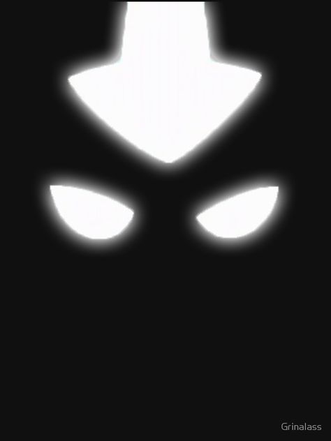 Avatar Aang Avatar State, Atla Painting, Avatar Black And White, Avatar State Aang, Aang Avatar State, Atla Wallpapers, Avatar Black, Zen Tattoo, Black Avatar