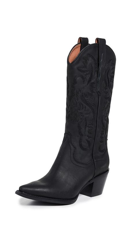 Western Boot Outfit, Western Boots Outfit, Foto Cowgirl, Tall Western Boot, Black Western Boots, Black Cowgirl Boots, Botas Western, Black Cowboy Boots, Estilo Country