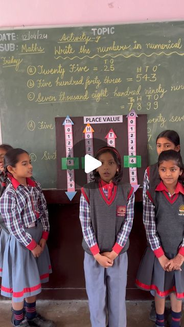 School Life on Instagram: "Place value and face value.. #mathslearning #beingkvians" Place Value Chart, Place Value Activities, Activity Board, Family Values, School Life, Class Activities, Place Values, Activities For Kids, Instagram