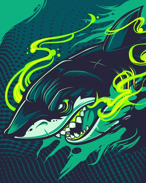 Skateboard Artwork, Eagle Artwork, Photoshop Tutorial Graphics, Shark Drawing, Shark Logo, Futuristic Motorcycle, Jdm Wallpaper, Shark Art, Arte 8 Bits