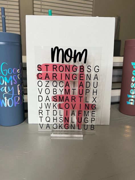 Affordable Mother's Day Ideas | Handmade Gifts Mom Will Love Diy Mom Gifts Mother's Day, Mothers Day Cricut Projects To Sell, Cricut Mom Gifts, Mother’s Day Cricut Ideas, Mother’s Day Crafts To Sell, Mother’s Day Cricut, Cricut Mothers Day Gifts To Sell, Birthday Craft For Mom, Mothers Day Crafts To Sell