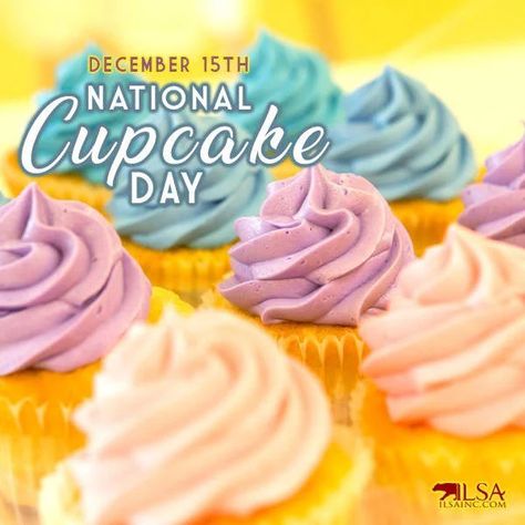 December 15th. National cupcake day National Celebration Days, National Cupcake Day, Cupcake Day, Celebration Day, National Days, Day Quotes, Quote Of The Day, Cupcake, Quotes