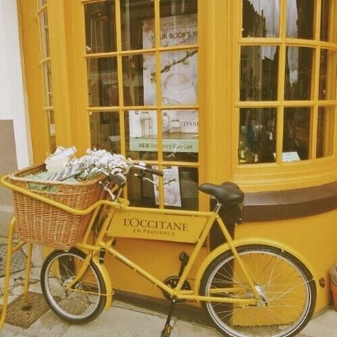 yellow bike Photowall Ideas, Yellow Aesthetic Pastel, Hufflepuff Aesthetic, Yellow Theme, Rainbow Aesthetic, Yellow Walls, Yellow Wallpaper, Yellow Aesthetic, Aesthetic Colors