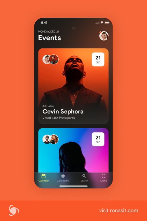 Festival App Design, Event App Design, Event App Ui Design, People App, App Design Trends, Music App Design, Event App, App Design Layout, Ios App Design