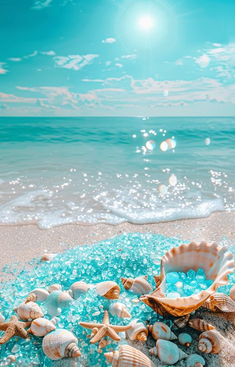 Dream Beach Houses The Ocean, Fantasy Beach, Beautiful Beaches Paradise, American Mansions, Beach Wall Collage, Beach Inspiration, Scene Wallpaper, Cute Summer Wallpapers, Beautiful Ocean Pictures