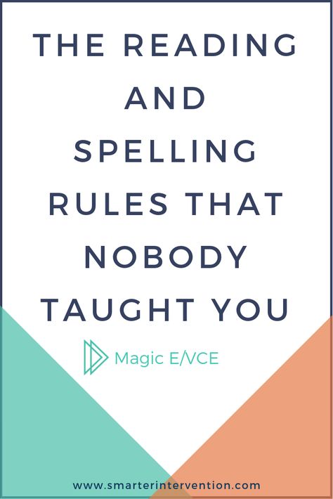 Long E Spelling Rules, Vce Syllables, Morphology Activities, Reading University, Homeschool Spelling, Reading Rules, Magic E Words, Spelling Strategies, Vowel Consonant