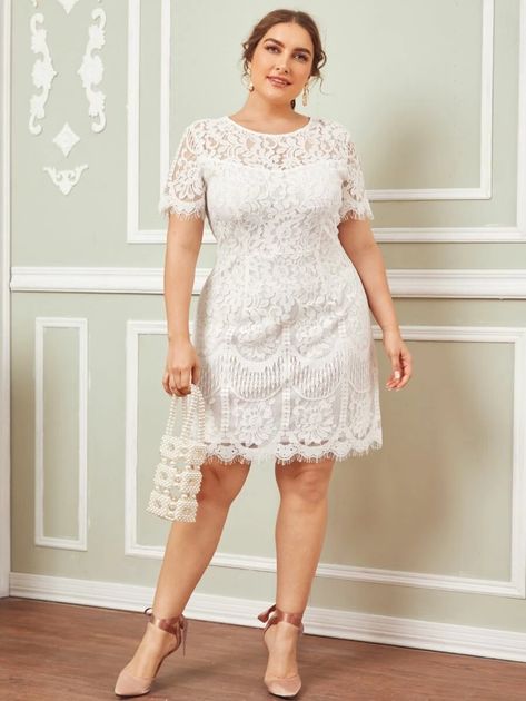 Plus Size Wedding Guest Dress, Lace Overlay Dress, Lace Shift Dress, Overlay Dress, Women Plus Size, Plus Size Wedding, Wedding Guest Dress Summer, Dress Gift, Petite Outfits