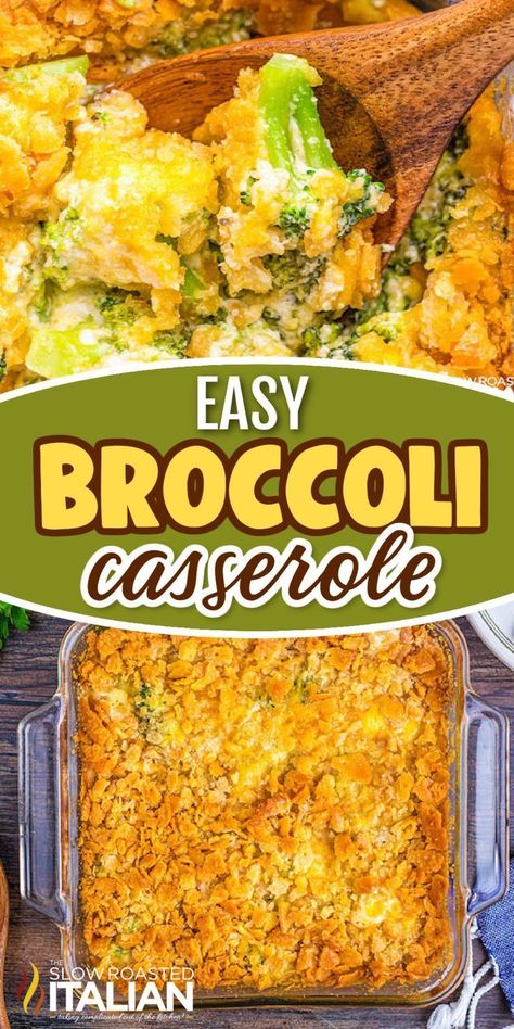 The BEST Easy Broccoli Casserole Fresh Broccoli Casserole, Broccoli Cheese Casserole Easy, Broccoli And Cheese Recipe, Easy Broccoli Casserole, Broccoli Cheese Casserole Recipe, Broccoli Cauliflower Casserole, Oven Roasted Cauliflower, Broccoli Recipes Casserole, Yummy Casserole Recipes