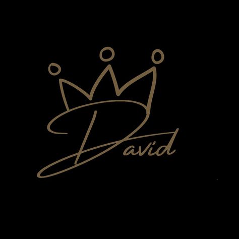 Hand crafted name art David Tattoo Names For Men, David Wallpaper, David Name, David Tattoo, Name Drawings, Christian Names, Gallery Wall Layout, King David, Name Tattoo Designs