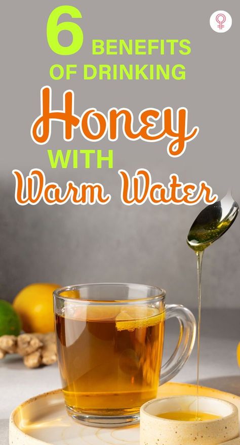 Warm Water Benefits, Honey And Warm Water, Cinnamon Water, Honey Drink, Aesthetic Health, Tattoo Health, Drinking Hot Water, Honey Water, Honey Benefits