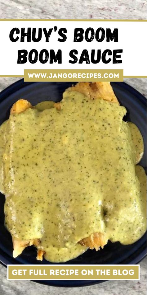 Copycat Chuys Boom Boom Sauce, Chuys Boom Boom Enchiladas, Chuy’s Boom Boom Sauce Recipe, Boom Boom Sauce Chuys, Chuys Chicka Chicka Boom Boom Sauce, Chuy’s Copycat Recipes, Chuys Boom Boom Sauce Recipe, Chuys Copycat Recipes, Chuys Queso Recipe Copycat