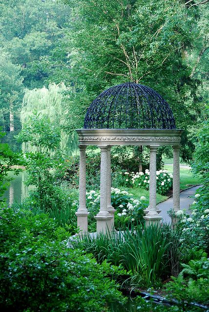 Longwood Gardens, Gazebo Pergola, Garden Gazebo, Garden Structures, Shade Garden, Pretty Places, Dream Garden, Garden Inspiration, Secret Garden