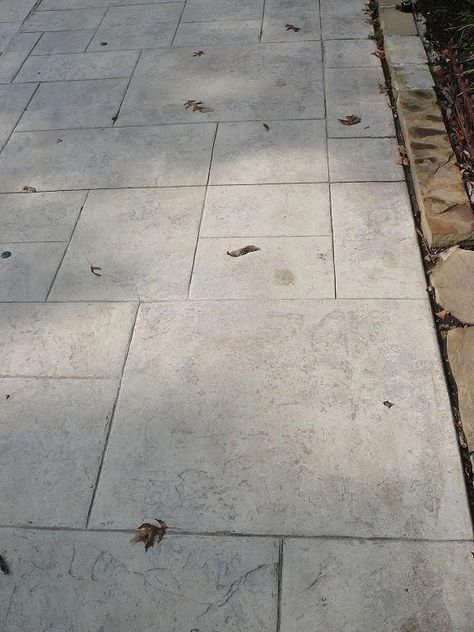 Closed Patio Ideas, Closed Patio, Stamped Concrete Patterns, Stamped Concrete Driveway, Cement Patio, Concrete Patio Designs, Concrete Patios, Concrete Walkway, Stamped Concrete Patio