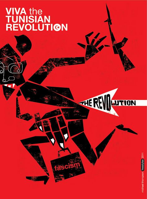 Illustration Shading, Tunisian Revolution, Body Autonomy, Cool Poster Designs, Revolution Poster, Menace To Society, Red Inspiration, Michael Thompson, Protest Posters