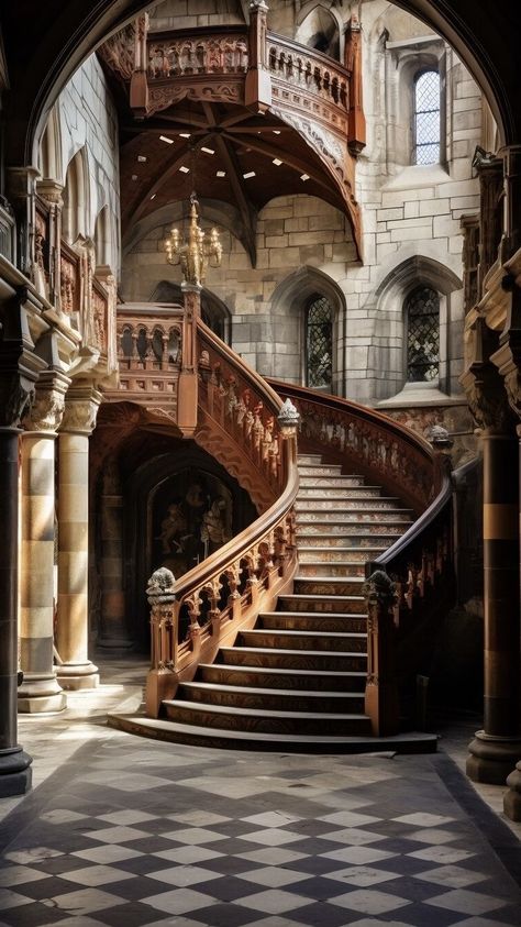 Inside Castles, Victorian Castle, Ribbed Vault, Architecture Styles, Castle Rooms, Gothic Castle, Castle Aesthetic, French Castles, Gothic Cathedrals