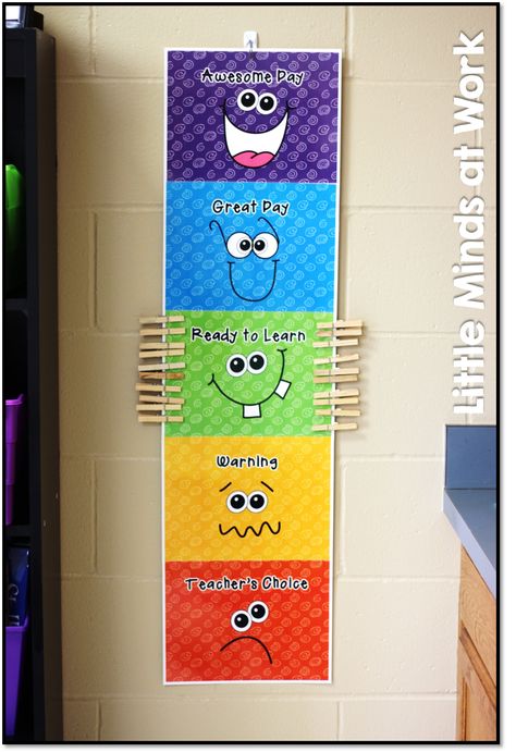 ¿Que mejor que tener un emocionario en el aula, para saber el estado animico de nuestros alumnos? Behavior Chart Preschool, Classroom Behavior Chart, Preschool Behavior, Kindergarten Classroom Decor, Classroom Tour, Behavior Chart, Classroom Behavior Management, Classroom Organisation, Behaviour Chart