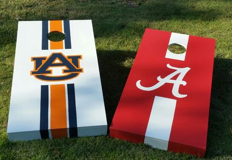 Auburn vs Alabama cornhole boards Auburn Cornhole Boards, Alabama Cornhole Boards, Baylor Bear, Cornhole Set, Auburn Tigers, Cornhole Boards, Arizona Logo, Chicago Cubs Logo, Canada Flag