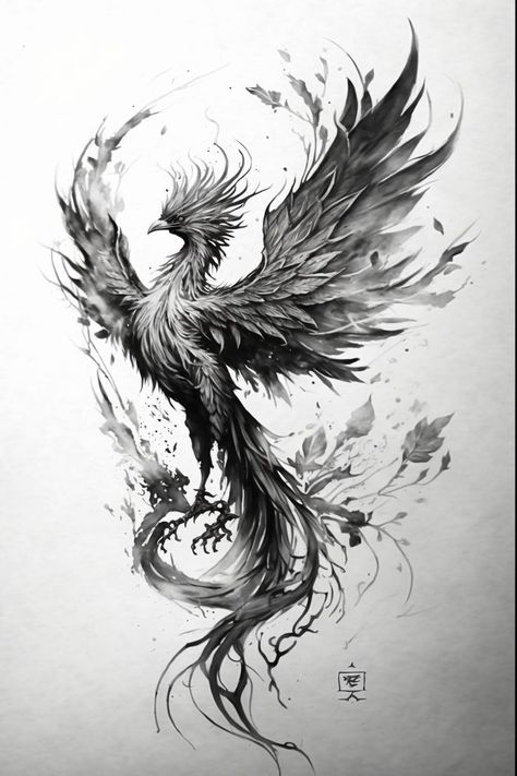 Phoenix tattoo rising, tattoo sketch#38 Feniks Tattoo, Beauty Spirituality, Phoenix Tattoo Men, Phoenix Back Tattoo, Tato Phoenix, Rising Phoenix Tattoo, Phoenix Tattoo Feminine, Hip Tattoo Designs, Phoenix Tattoo Design