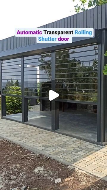 Baba Construction on Instagram: "Revolutionary Transparent Polycarbonate Rolling Shutter Door in Action . DM for more information 💬 . All over India service available 🇮🇳 World Wide Shipping Available ✈️ . 🏗️ Follow @baba_construction4u for valuable content!  📹 Check out my YouTube channel: 🔗 https://www.youtube.com/@babaconstruction4u?sub_confirmation=1  🙌 Save, tag your friends & family, and support by: ❤️ Liking, 💬 Commenting, 💌 Sharing  🔔 Turn on post notifications for updates!  We're here 24/7 to help you. Follow and DM for Paid Promotions, Collaboration, or any questions.  DM for credit or removal request  (No copyright intended) All rights and credits reserved to the respective owners.........@vashivorota_rostov  DM for Copyright issues  . . #viral #reel #viralvideo #instag Rolling Door Ideas, Automatic Screens For Porch, Shutters Interior Window, Shutters Interior, Screened Patio, Sliding Shutters, Rolling Shutter, Roll Up Doors, Rolling Door