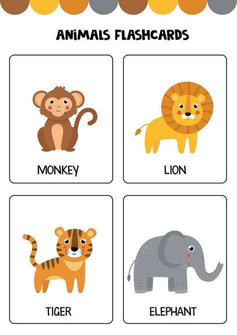 Wild Animals For Preschool, Aesthetic Cartoon Animals, Flashcard Animals, Animals Wallpaper Cartoon, Wild Animals Worksheets For Kids, Cartoon Animals Drawing, Animals At The Beach, Animals As People, Wild Animals Flashcards