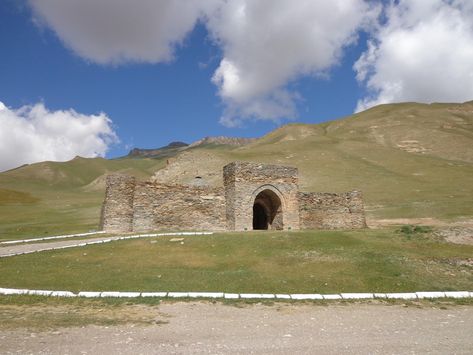 https://flic.kr/p/d6km1W | Tash Rabat Caravanserai, At Bashy district, Naryn Province, Kyrgyzstan | Tash Rabat, 15th century stone caravanserai in At Bashy district, Naryn Province, Kyrgyzstan Tash Rabat, Silk Road, 15th Century, Monument Valley, Natural Landmarks, Road, Silk, Stone, Travel