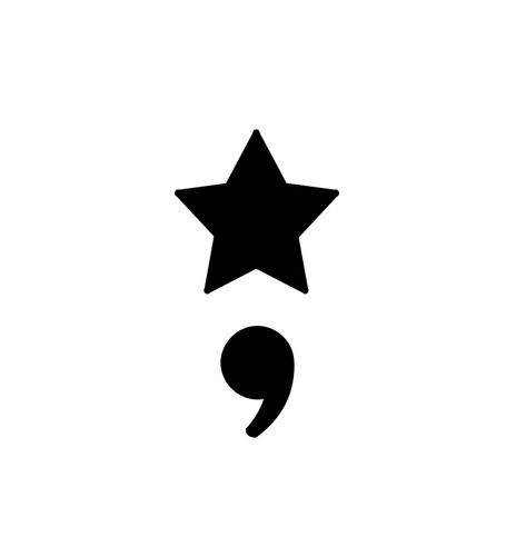 Star Semicolon Tattoo, Kpop Tattoo, Images Hello Kitty, Funky Tattoos, Animal Tattoo Ideas, Sharpie Tattoos, Pen Tattoo, Semicolon Tattoo, Hand Doodles