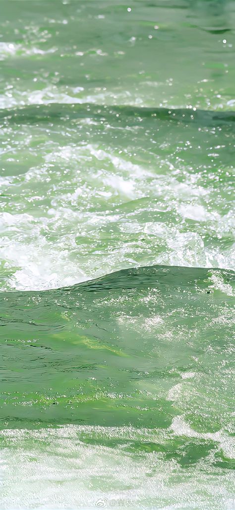 Green Aesthetics, Green Beach, Green Ocean, Beach Images, Character Study, Water Art, Green Sea, 2025 Vision, Sea World