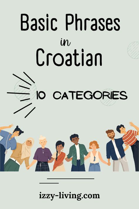 A helpful list of basic Crotian phrases for your travels. 10 Categories: Geetings, Manners, Numbers, Hotel, Help, Restaurant, Directions, Love, Shopping, and Locations. Learn Croatian Language, Croatia Language, Croatian Language Worksheets, Romanian Phrases, Croatian Culture, Croatian Language, Human Activity, New Environment, Learning Languages