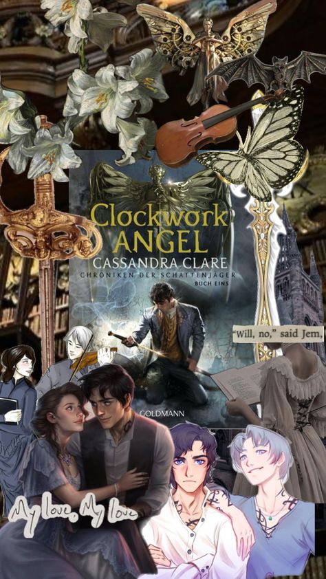 Clockwork Angel by Cassandra Clare #clockworkangel #cassandraclare #books The Last Hours Aesthetic, Clockwork Angel Aesthetic, Infernal Devices Quotes, Clockwork Angel, Cassandra Clare Books, Fantasy Romance Books, Infernal Devices, Ya Fantasy, Angel Aesthetic