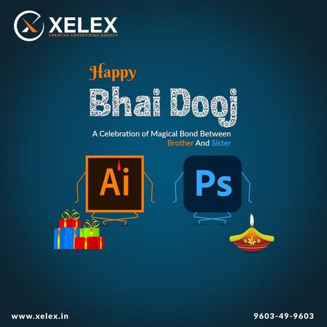 Bhai Dooj Creative, Happy Bhai Dooj, Bhai Dooj, Brother And Sister Love, Graphic Design Photoshop, Graphic Design Resume, A Brother, Creative Ads, Resume Design